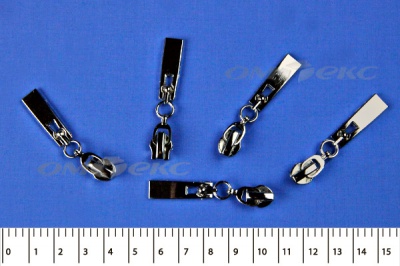 Слайдер декоративный, металлический №1/спираль Т7/никель - купить в Новокуйбышевске. Цена: 6.29 руб.