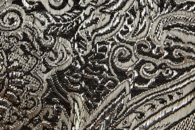Ткань костюмная жаккард №11, 140 гр/м2, шир.150см, цвет тем.серебро - купить в Новокуйбышевске. Цена 383.29 руб.