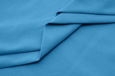 Ткань сорочечная стрейч 18-4535, 115 гр/м2, шир.150см, цвет бирюза - купить в Новокуйбышевске. Цена 285.04 руб.