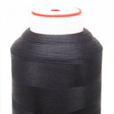 Нитки текстурированные некручёные, намот. 5 000 м, цвет чёрный - купить в Новокуйбышевске. Цена: 70.43 руб.