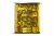 Пайетки "ОмТекс" на нитях, SILVER SHINING, 6 мм F / упак.91+/-1м, цв. 48 - золото - купить в Новокуйбышевске. Цена: 356.19 руб.