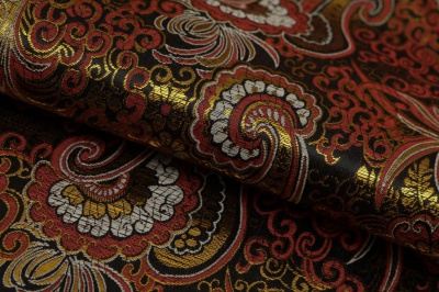 Ткань костюмная жаккард, 135 гр/м2, шир.150см, цвет бордо№6 - купить в Новокуйбышевске. Цена 441.95 руб.