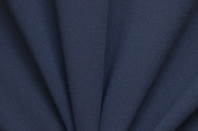 Костюмная ткань с вискозой "Бриджит", 210 гр/м2, шир.150см, цвет т.синий - купить в Новокуйбышевске. Цена 570.73 руб.