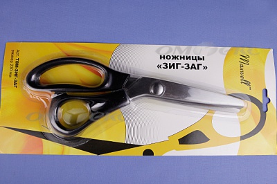 Ножницы ЗИГ-ЗАГ "MAXWELL" 230 мм - купить в Новокуйбышевске. Цена: 1 041.25 руб.