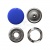 Кнопка рубашечная (закрытая) 9,5мм - эмаль, цв.168 - голубой - купить в Новокуйбышевске. Цена: 4.77 руб.