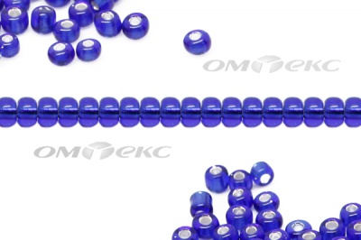 Бисер (SL) 11/0 ( упак.100 гр) цв.28 - синий - купить в Новокуйбышевске. Цена: 53.34 руб.
