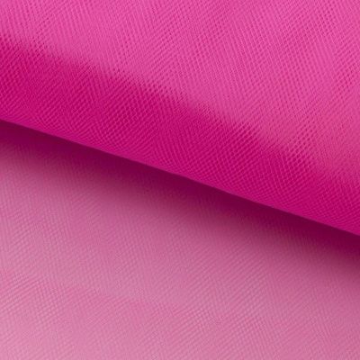 Фатин матовый 16-31, 12 гр/м2, шир.300см, цвет барби розовый - купить в Новокуйбышевске. Цена 100.92 руб.