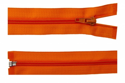 Спиральная молния Т5 849, 65 см, автомат, цвет оранжевый - купить в Новокуйбышевске. Цена: 14.68 руб.