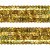 Тесьма с пайетками D16, шир. 20 мм/уп. 25+/-1 м, цвет золото - купить в Новокуйбышевске. Цена: 778.19 руб.