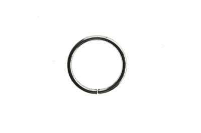 Кольцо металлическое d-15 мм, цв.-никель - купить в Новокуйбышевске. Цена: 2.45 руб.