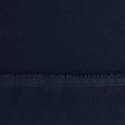 Костюмная ткань "Элис", 220 гр/м2, шир.150 см, цвет т.синий - купить в Новокуйбышевске. Цена 308 руб.