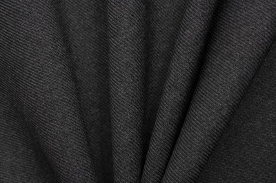 Ткань костюмная 25505 2003, 265 гр/м2, шир.150см, цвет т.серый - купить в Новокуйбышевске. Цена 418.73 руб.