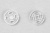 Кнопки пришивные пластиковые 11,5 мм, блистер 24шт, цв.-прозрачные - купить в Новокуйбышевске. Цена: 59.44 руб.