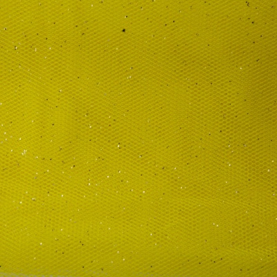 Сетка Глиттер, 24 г/м2, шир.145 см., желтый - купить в Новокуйбышевске. Цена 117.24 руб.