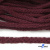 Шнур плетеный d-6 мм круглый, 70% хлопок 30% полиэстер, уп.90+/-1 м, цв.1070-бордовый - купить в Новокуйбышевске. Цена: 588 руб.